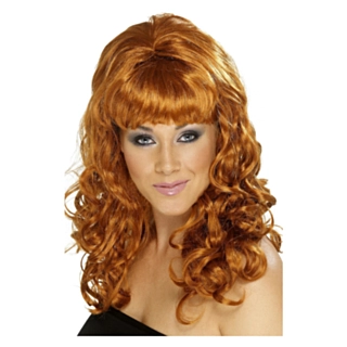 Superstjerne Parykk Brun