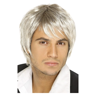 Popstjerne Parykk Brunblond