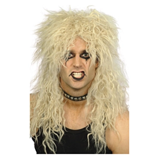80-talls Hard Rock Parykk Blond