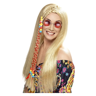 Hippieparykk Blond