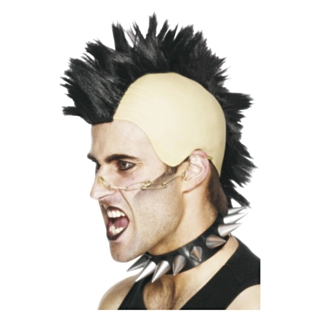 Mohawk Parykk Svart