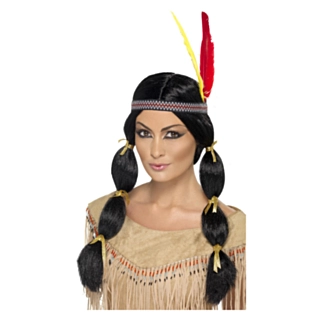 Indianerprinsesse Parykk