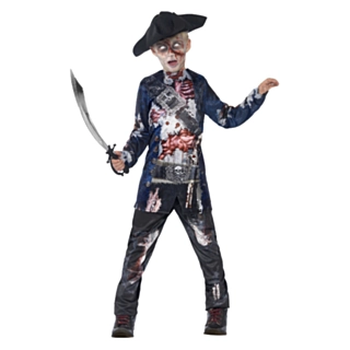 Zombiepirat Barnekostyme
