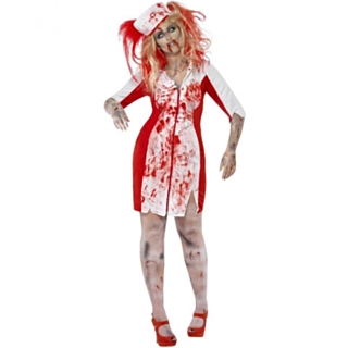 Zombie Sykepleier Kostyme