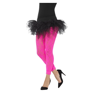 80-talls Blonde Leggings Neonrosa