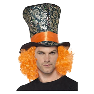 Flosshatt med Oransje Hår