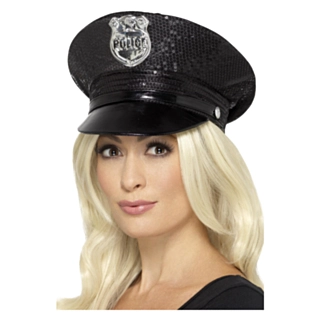 Politihatt Paljetter