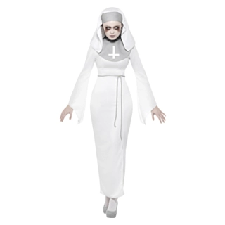 Hjemsøkt Nonne Kostyme