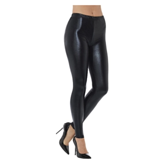 80-talls Disko Leggings Svart
