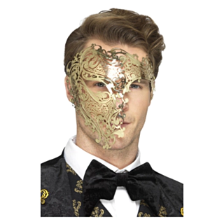 Metall Fantom Maske Gull