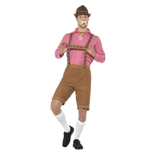 Tyrolerkostyme Bierfest Rød