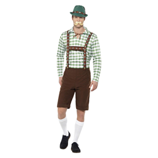 Tyrolerkostyme Bierfest Grønn