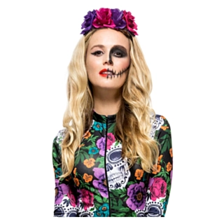 Day Of The Dead Hårbånd Roser