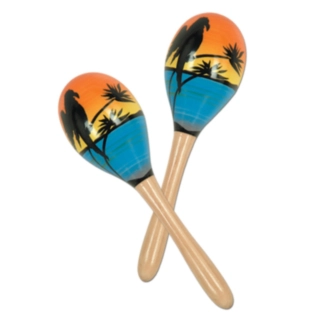 Maracas med Tropisk Grafikkprint