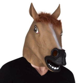 Hest Latex Maske