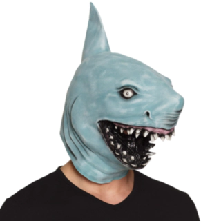 Hai Latexmaske Blågrå