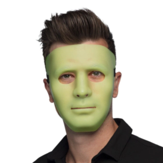 Selvlysende Mime Maske Grønn