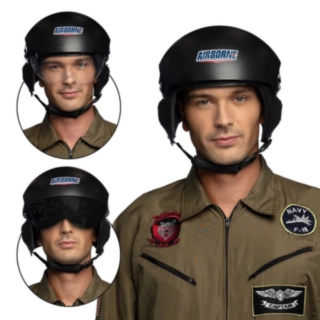 Pilot Hjelm Svart