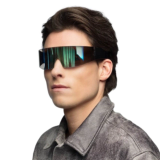 Sci-fi Briller Holografisk Galaxy