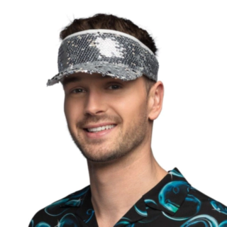 Glitter Solskjerm Sølv