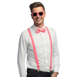 Neon Party Outfit Rosa