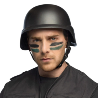 Taktisk SWAT Hjelm Svart
