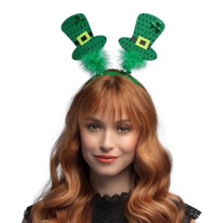 St Patrick's Day Hatt Hårbøyle