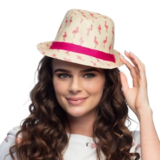 Glitter Flamingo Hatt