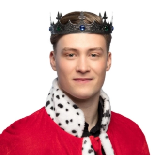 Kongekrone Metall Sølv