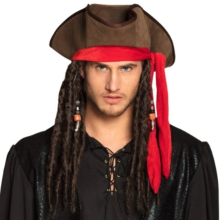 Dreadlocks Pirat Hatt
