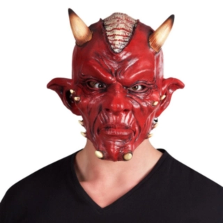 Tradisjonell Djevel Latex Maske