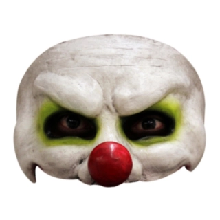 Horror Klovn Halvmaske Grønn