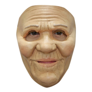Gammel Dame Latex Maske