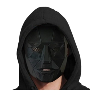 Dødsspillet Boss Maske Svart
