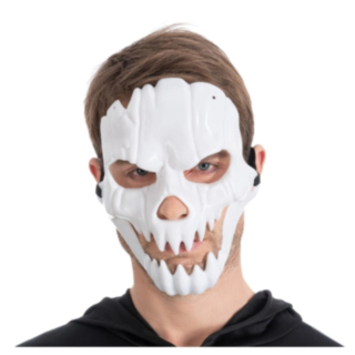 Skjelett Maske Hvit