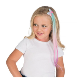 Sommerfugl Hårclips med Extensions