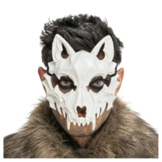 Skjelett Ulv Maske