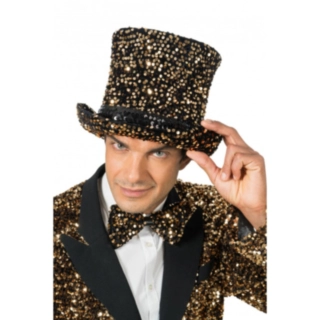 Glitter Flosshatt Bronse