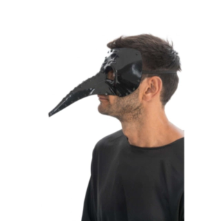 Pestdoktor Maske Svart