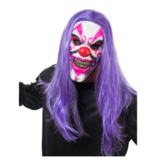 Grusom Klovn Maske Lilla