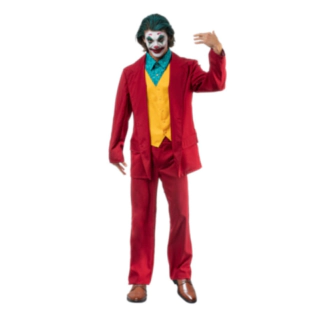 Joker Kostyme Rød