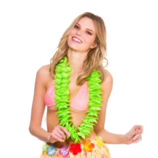 Deluxe Hawaii Krans Grønn