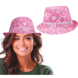 Party Girls Sommerhatt Rosa