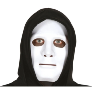 Anonym Halloween Maske Hvit