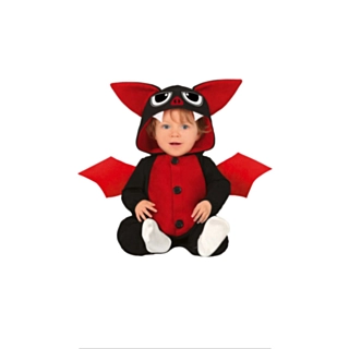 Flaggermus Babykostyme Rød