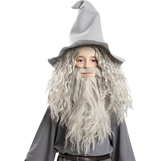 Ringenes Herre® Gandalf Parykk & Skjegg Barn
