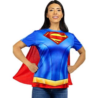 Supergirl® Bluse & Kappe Kostyme