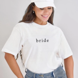 Bride T-skjorte Hvit