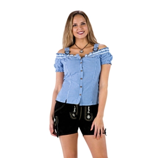 Tyrolerbluse Bodice Blå