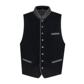 Tyrolervest Svart